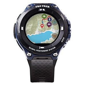 casio men's"pro trek" outdoor gps resin sports watch