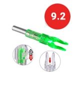 e-arc lighted nocks for arrows with inside diameter