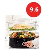 bella (13872) 7.4 quart healthy food steamer