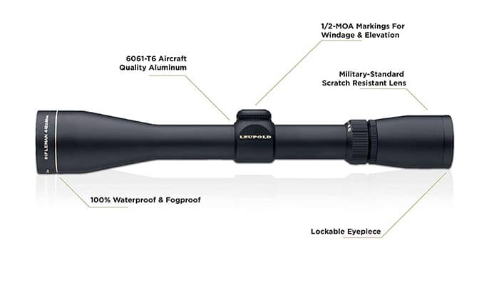 top features of leupold rifleman scope