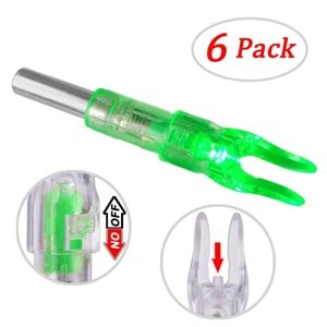 e-arc 6pcs-new s lighted nocks