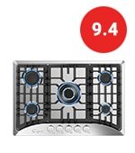 empava gas stove cooktop in stainless steel