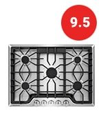 frigidaire gas cooktop in stainless steel