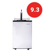 stainless steel kegerator beer bar
