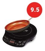 nuwave precision induction cooktop flex with 9" fry pan