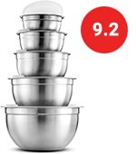 Premium Steel Mixing Bowls