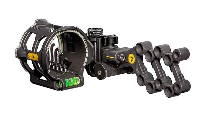 vertical pin bow sight