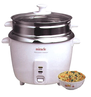 Miracle Exclusives Stainless Steel Rice Cooker