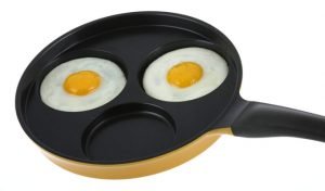 FlameKiss Orange Ceramic Coated Nonstick Pan for Egg