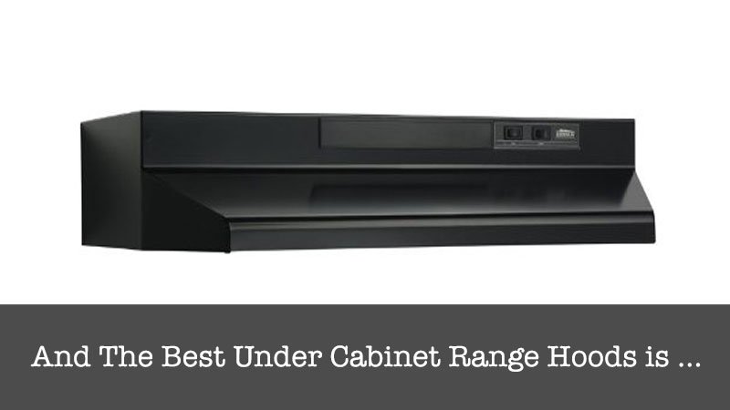 Under Cabinet Range Hoods