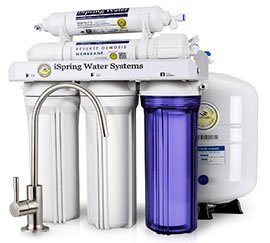 iSpring 5-Stage Reverse Osmosis Under Sink Water Filter System