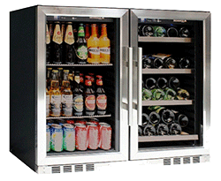 KingsBottle Vibration Free Beverage and Wine Cooler