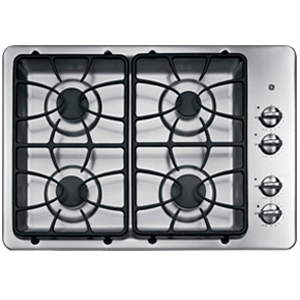 GE 30 Inch 4 Burner Built-In Gas Cooktop