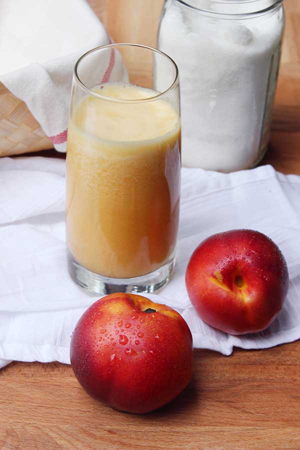 Vanilla Nectarine Agua Fresca