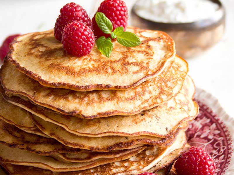 Almond Cream Cheese Pancake