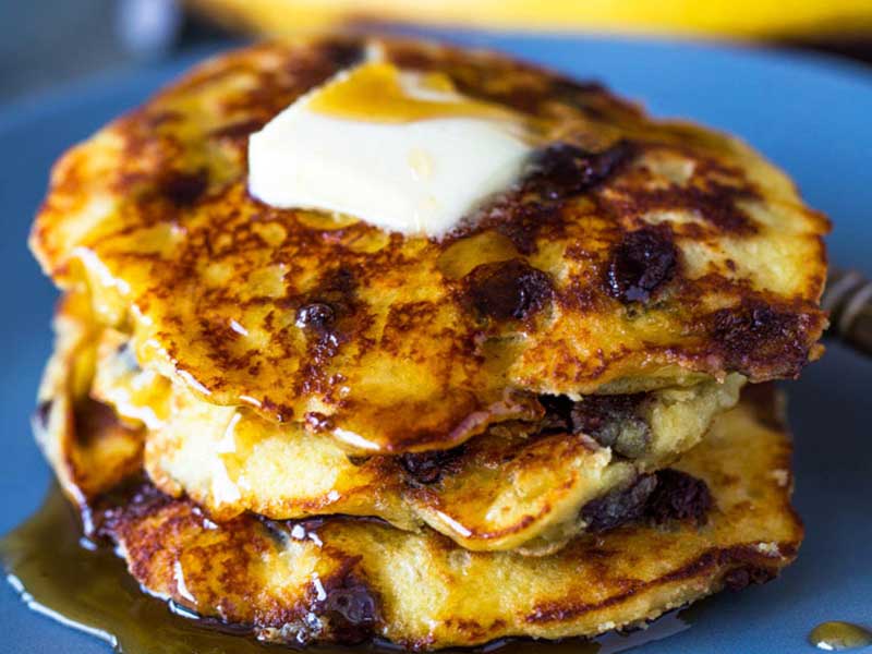 Almond Flour and Banana Pancakes