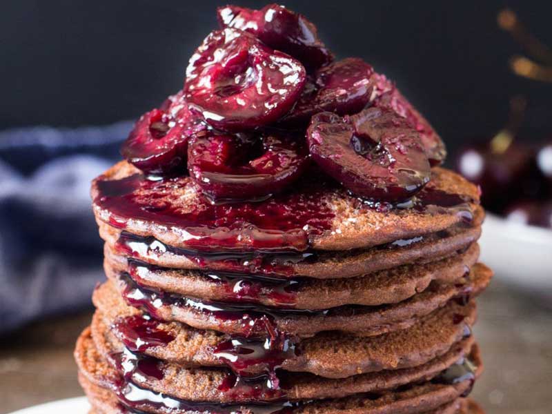 Chocolate Vegan Pancake