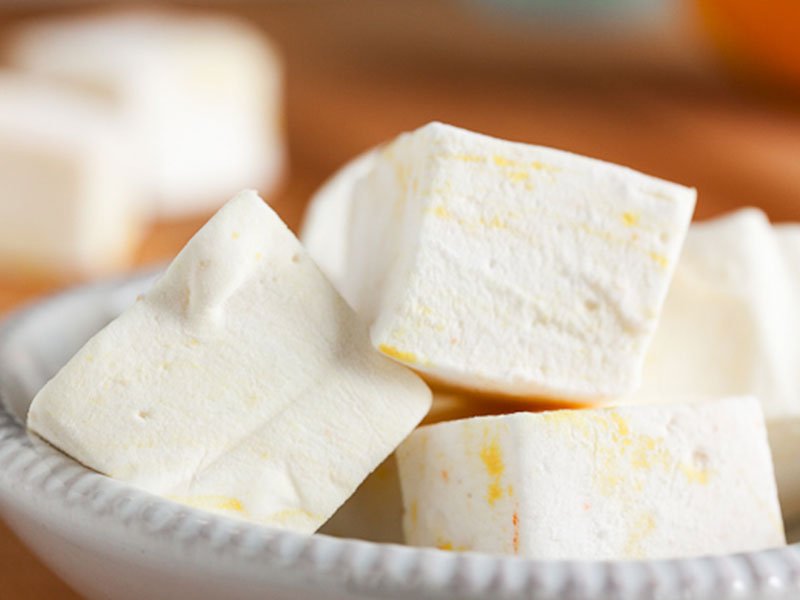 Meyer lemon marshmallows