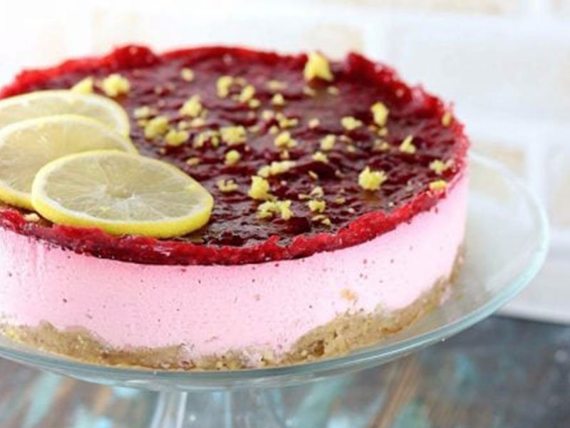 Raspberry Lemon Cheesecake