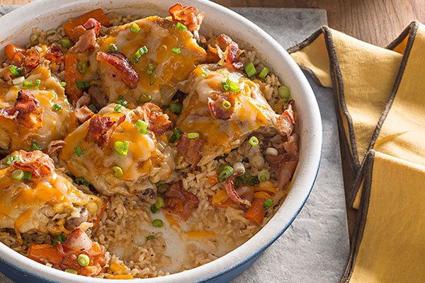 Salsa Verde Chicken Casserole