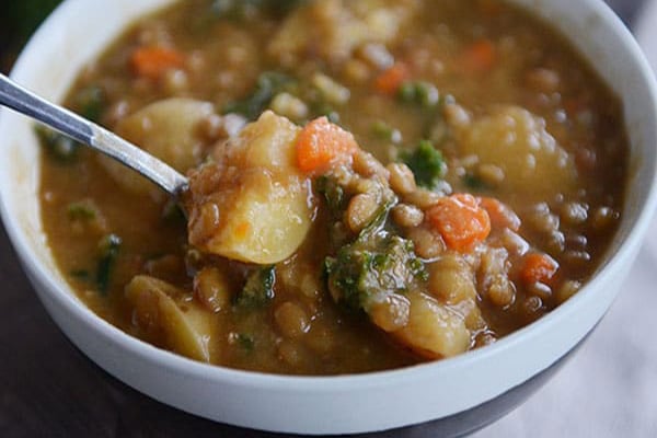 Smoky Lantil and Potato Soup