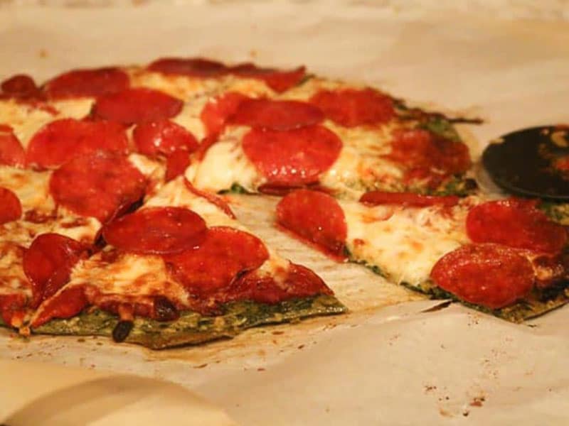 Spinach Pizza Crust