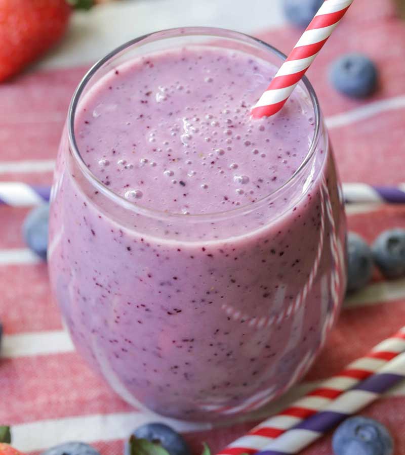 Strawberry Blueberry Smoothie