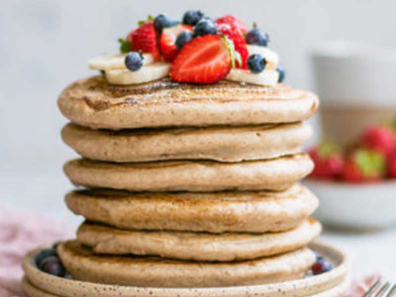 Vanilla Buckwheat Pancakes