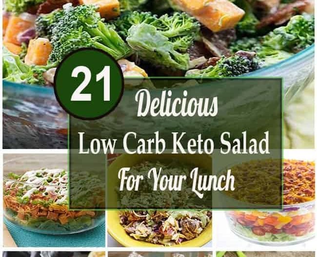 delicious low carb keto salad for your lunch