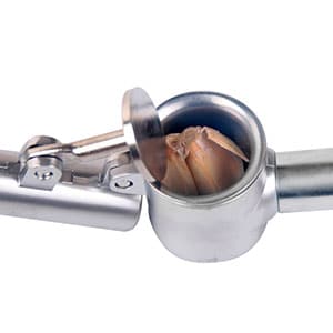 top stainless steel oye garlic press