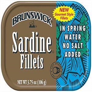 brunswick sardine fillets in spring water
