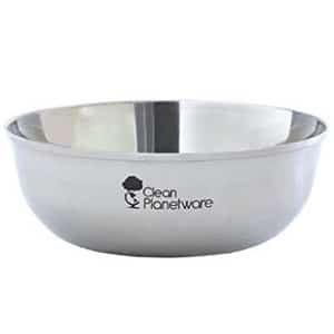 clean planetware stainless steel dinnerware- soup pack