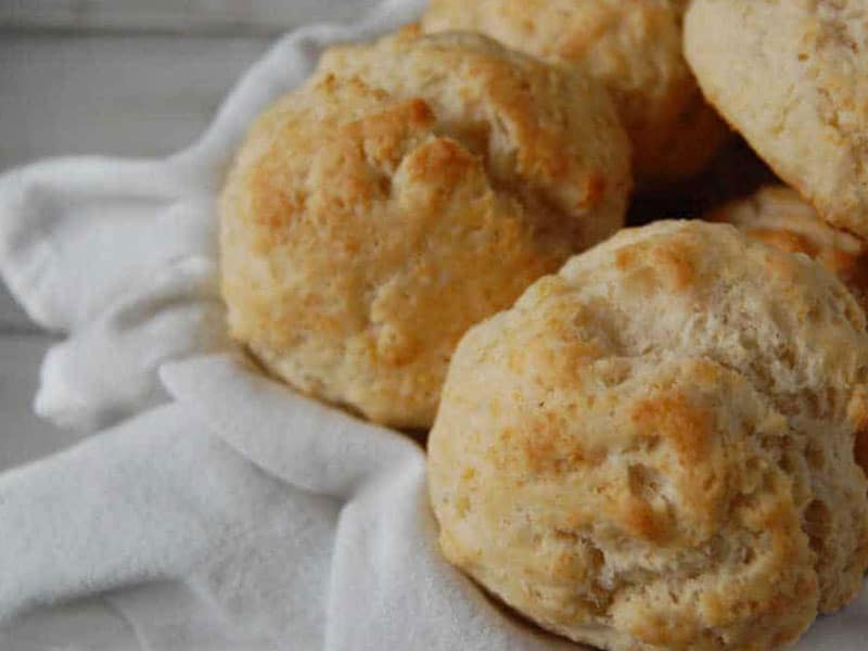 Coconut Oil Drop Biscuits