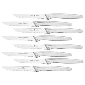 j.a. henckels international 8-pc stainless steel serrated knife set