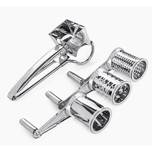 rotary cheese grater - aliskid stainless steel cheese grater