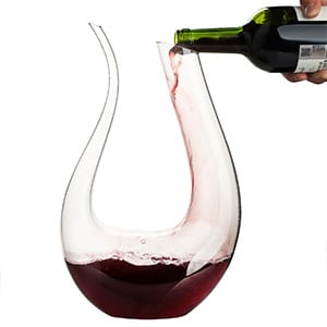 wbseos u shape classic wine-carafe