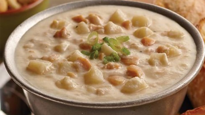 varities clam chowder