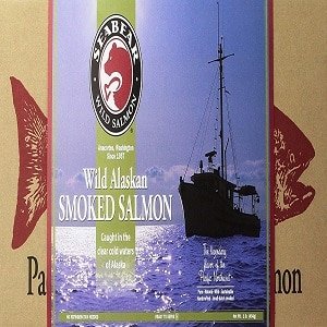 sea bear alaskan canned smoked salmon
