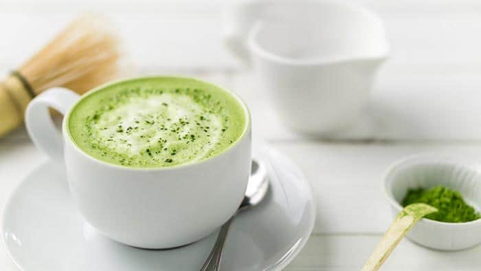 Japanese matcha tea