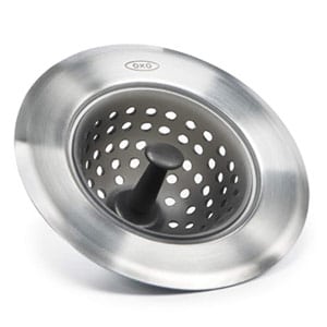 oxo good grips silicone sink strainer