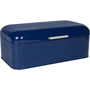 culinary couture large blue coated stainless steel