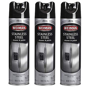 weiman stainless steel cleaner & polish trigger spray