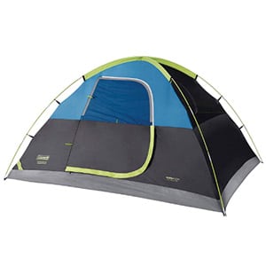 coleman 6 person dark room sundome tent
