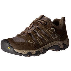 keen men’s oakridge waterproof hiking shoes