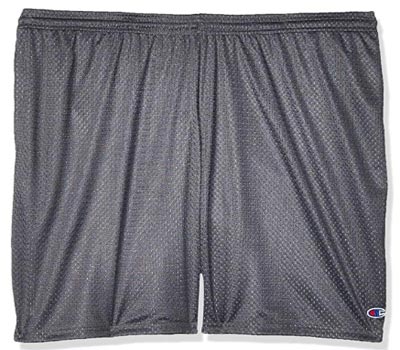 champion men's long mesh basketball short with pockets