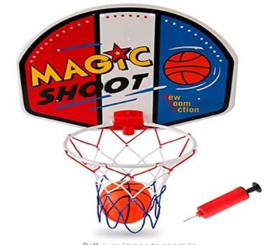 liberty imports magic shot basketball hoop set