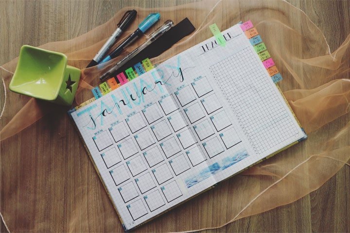 create a master calendar