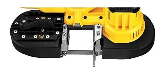 dual blade guide rollers and tracking