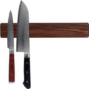 walnut magnetic knife holder