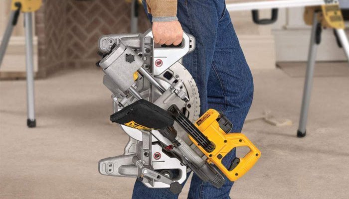 dewalt max cordless miter saw review